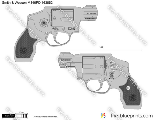 Smith & Wesson M340PD 163062