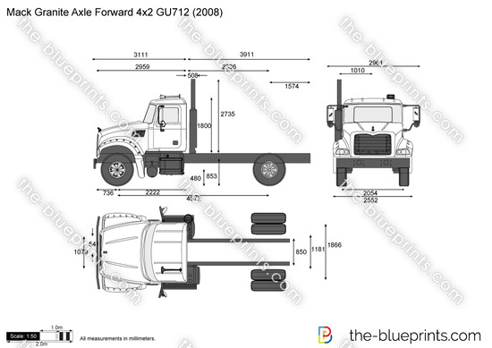 Mack Granite Axle Forward 4x2 GU712