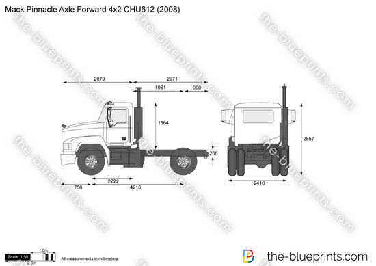Mack Pinnacle Axle Forward 4x2 CHU612