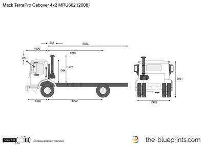 Mack TerraPro Cabover 4x2 MRU602 (2008)