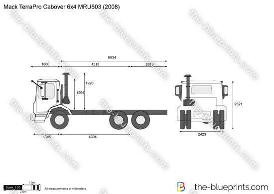 Mack TerraPro Cabover 6x4 MRU603