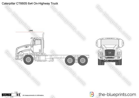 Caterpillar CT660S 6x4 On-Highway Truck