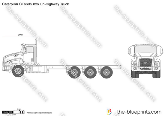 Caterpillar CT660S 8x6 On-Highway Truck