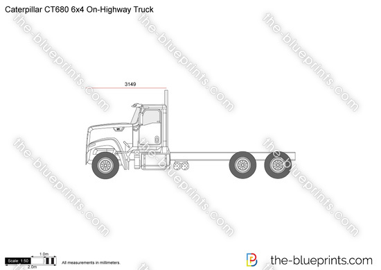 Caterpillar CT680 6x4 On-Highway Truck