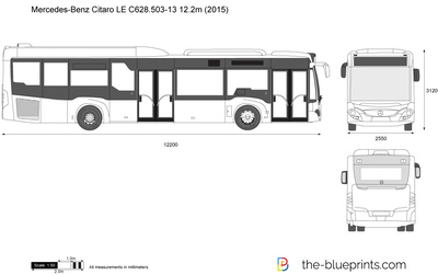 Mercedes-Benz Citaro LE C628.503-13 12.2m (2015)