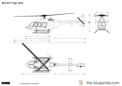 Bell 407 High Skid