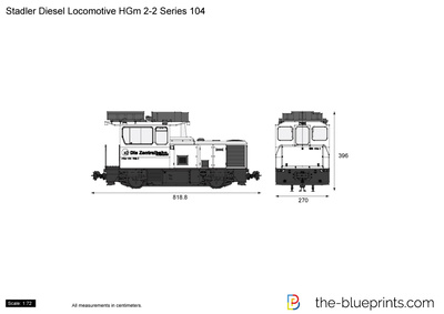 Stadler Diesel Locomotive HGm 2-2 Series 104