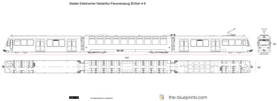 Stadler Elektrischer Niederflur-Panoramazug BDSeh 4-8