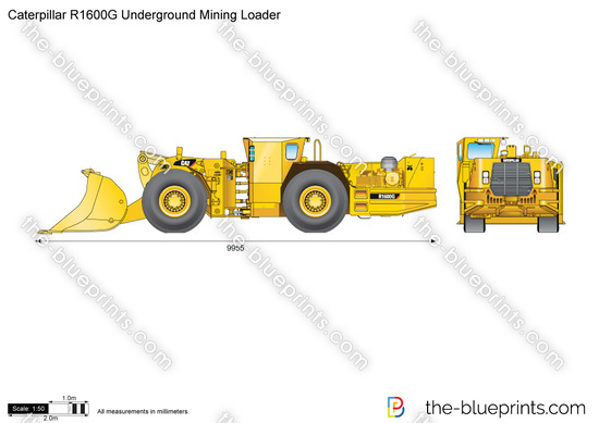 Caterpillar R1600G Underground Mining Loader