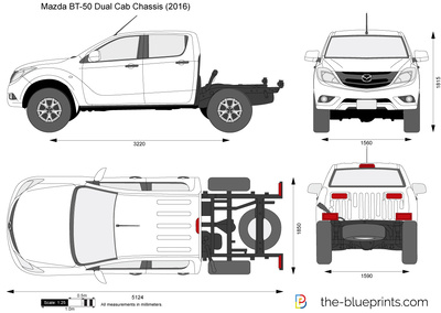Mazda BT-50 Dual Cab Chassis (2016)