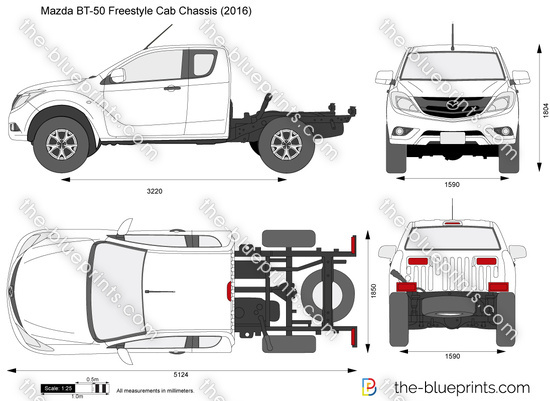 Mazda BT-50 Freestyle Cab Chassis