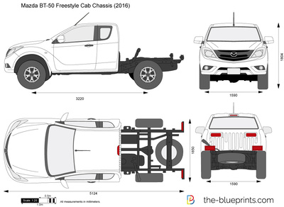 Mazda BT-50 Freestyle Cab Chassis (2016)