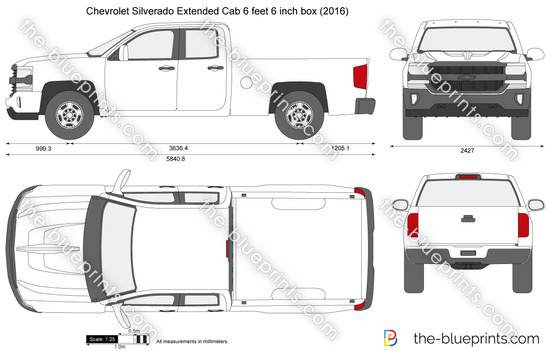 Chevrolet Silverado Extended Cab 6 feet 6 inch box