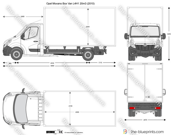 Opel Movano Box Van L4H1 20m3