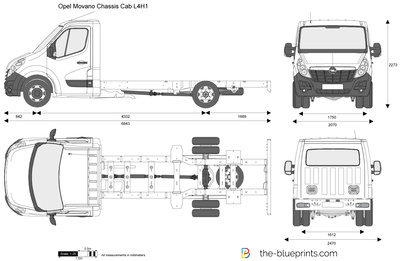 Opel Movano Chassis Cab L4H1