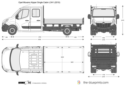 Opel Movano Kipper Single Cabin L3H1