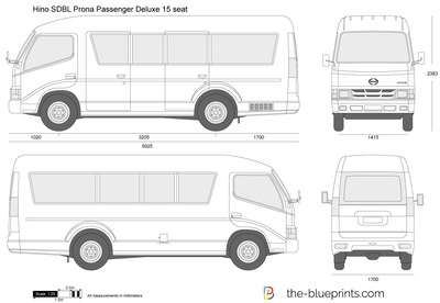 Hino SDBL Prona Passenger Deluxe 15 seat