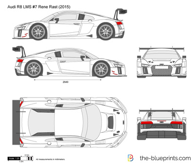 Audi R8 LMS #7 Rene Rast