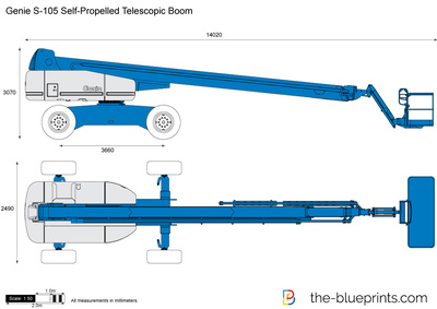 Genie S-105 Self-Propelled Telescopic Boom