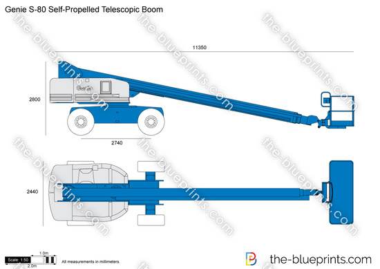 Genie S-80 Self-Propelled Telescopic Boom