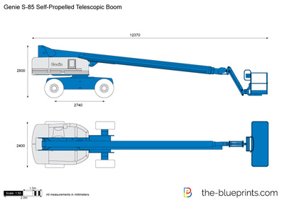 Genie S-85 Self-Propelled Telescopic Boom