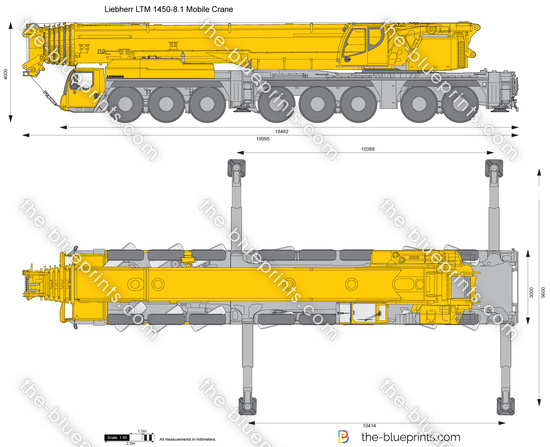 Liebherr LTM 1450-8.1 Mobile Crane