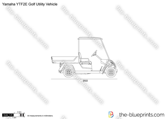 Yamaha YTF2E Golf Utility Vehicle