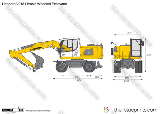 Liebherr A 918 Litronic Wheeled Excavator