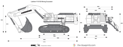 Liebherr R 9150 Mining Excavator