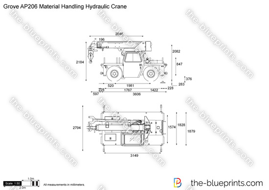 Grove AP206 Material Handling Hydraulic Crane
