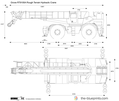 Grove RT9100A Rough Terrain Hydraulic Crane