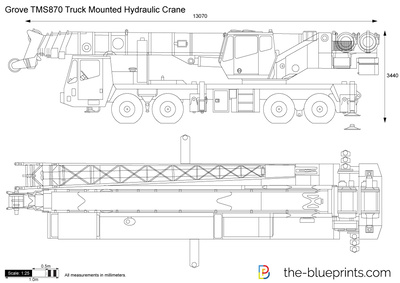Grove TMS870 Truck Mounted Hydraulic Crane