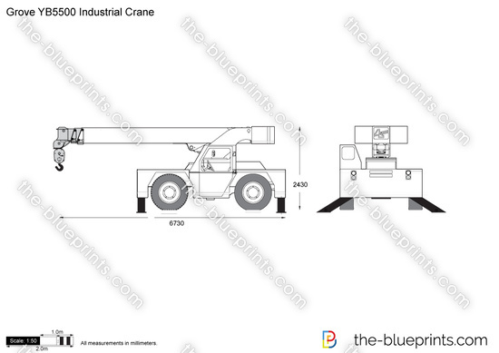 Grove YB5500 Industrial Crane