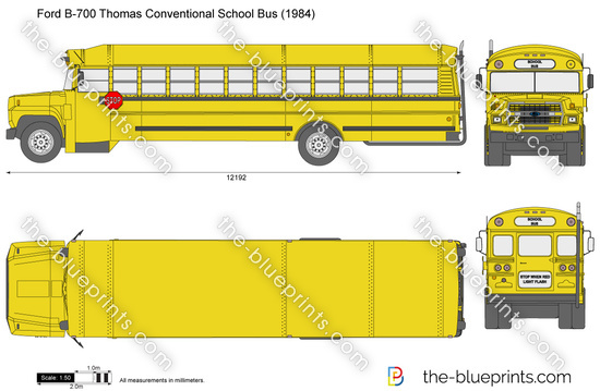 Ford B-700 Thomas Conventional School Bus