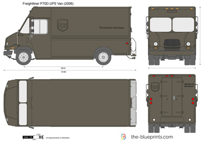 Freightliner P70D UPS Van