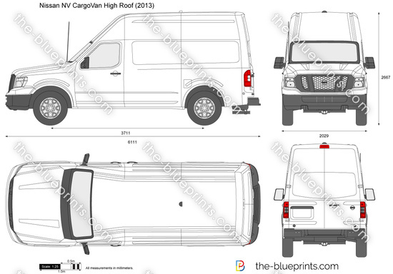 nissan high top cargo van