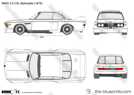 BMW 3.0 CSL Batmobile