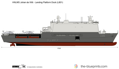 HNLMS Johan de Witt - Landing Platform Dock