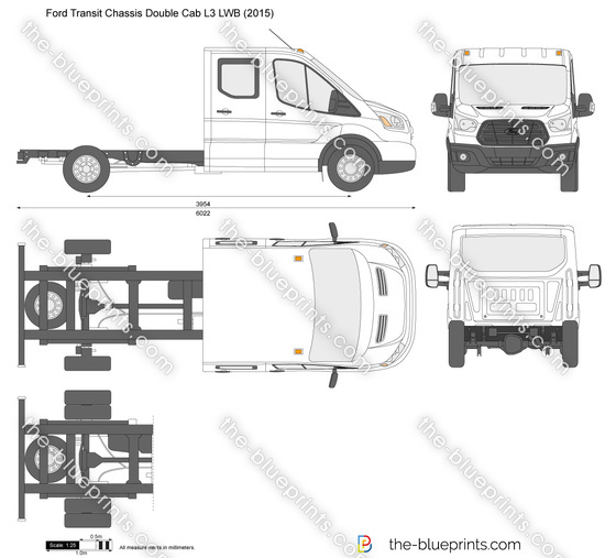 Ford Transit Chassis Double Cab L3 LWB