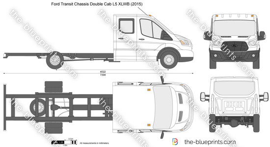Ford Transit Chassis Double Cab L5 XLWB