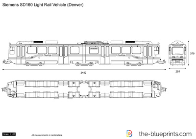 Siemens SD160 Light Rail Vehicle (Denver)
