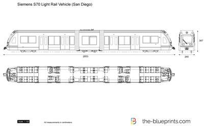Siemens S70 Light Rail Vehicle (San Diego)