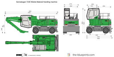 Sennebogen 723E Mobile Material Handling machine