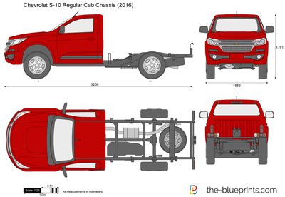 Chevrolet S-10 Regular Cab Chassis (2016)