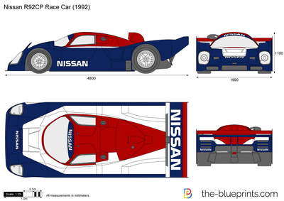 Nissan R92CP Race Car (1992)