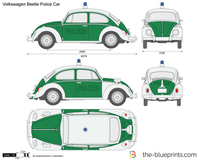 Volkswagen Beetle Police Car