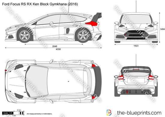 Ford Focus RS RX Ken Block Gymkhana