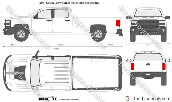 GMC Sierra Crew Cab 6 feet 6 inch box