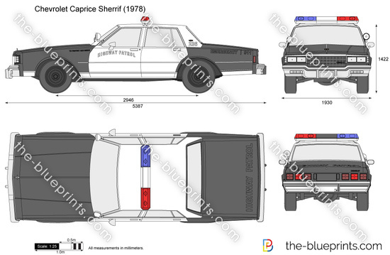 Chevrolet Caprice Sherrif 9C1 Police Car
