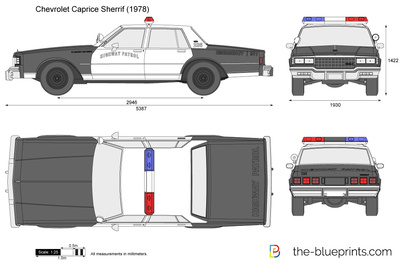 Chevrolet Caprice Sherrif 9C1 Police Car